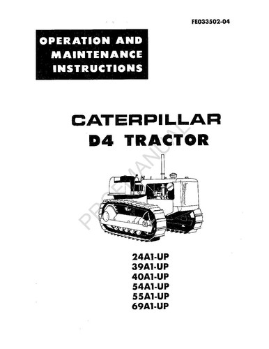 Manuale manutenzione operatori