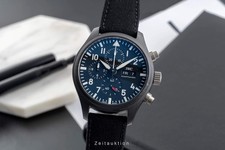 IWC Pilot's Watch Cronografo Top Gun Ceramica Automatico Ref IW389101 Papers 2019