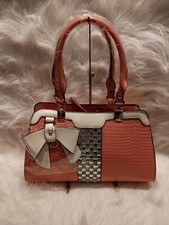 BORSA A MANO ROSA BRILLANTE