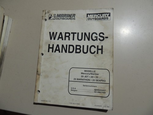 Manuale officina mariner - officina,