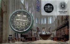 Francia 2 euro 2025 Notre Dame de Paris CoinCard coin card commemorativa