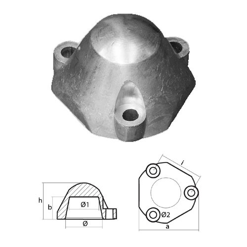 Tecnoseal autoh5 anodo - autoh5, ogiva