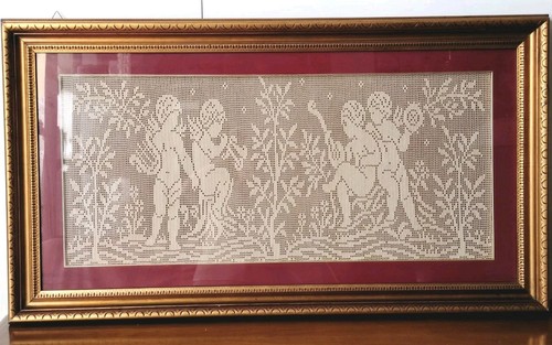Grande quadro uncinetto - quadro,