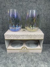 2x Bicchiere Vetro Principesse