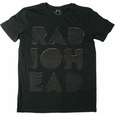 T-shirt nera da uomo Radiohead