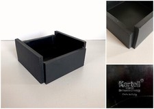 PORTA OGGETTI GOMMA KARTELL Mod 5121 Segmenti DESIGN De Lucchi Takaichi NERO '80