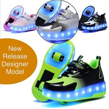 New 2 Wheels Boys Girls Skates