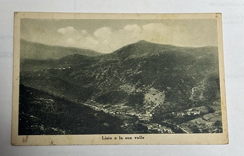 Cartolina lisio sua - lisio, valle