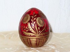 Rubin rosso vetro uovo - vetro,