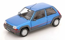 SOLIDO 1:18 AUTO DIE CAST  RENAULT 5 GT  TURBO MK 1 BLU ALPINE 1985 ART S1810004