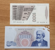 1000  LIRE  VERDI 1  ° T 4 1