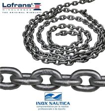 LOFRANS' CATENA CALIBRATA 50 mt DA 8 mm IN ACCIAIO ZINCATO A CALDO SALPA ANCORA
