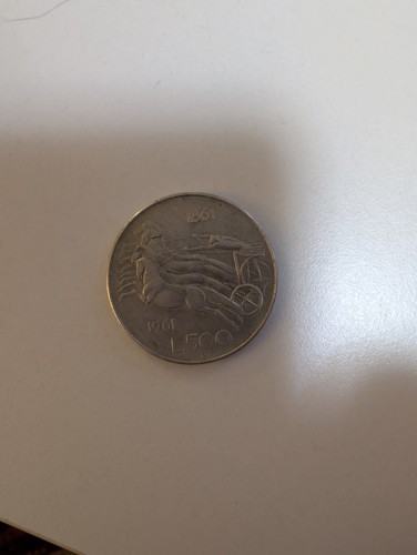 Moneta 500 lire argento - moneta,