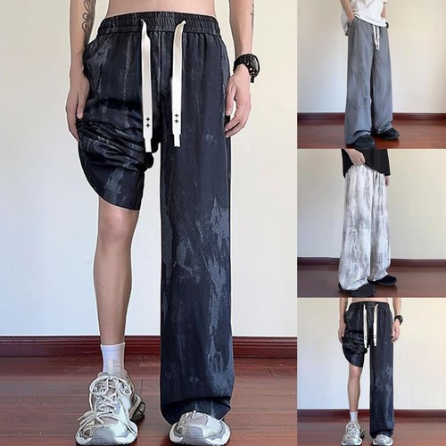 Pantalone uomo seta ghiaccio