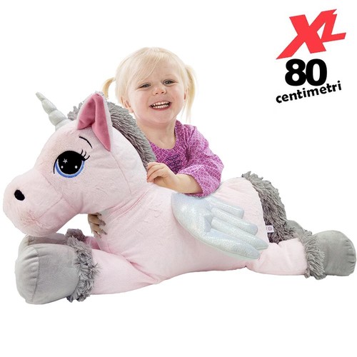 Peluche unicorno gigante - unicorno, xl