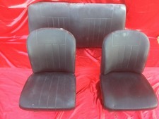 FIAT 127 MK1 PRIMA SERIE 1971 interno completo sedili pannelli SKAI NERO