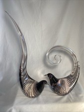 Coppia di sculture uccellini