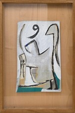 CASCELLA TOMMASO (Ortona, 1890 - Pescara, 1968 ) 9 AGOSTO tecnica mista su carta