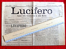 LUCIFERO Organo Consociazione nelle Marche-Ancona 14/1/1900