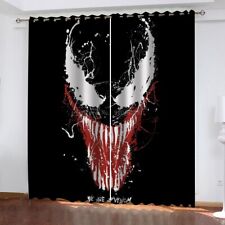 Tende oscuranti occhiellati opache camera da letto/soggiorno/porta Marvel Avengers Venom