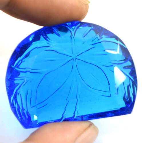 Topazio blu naturale