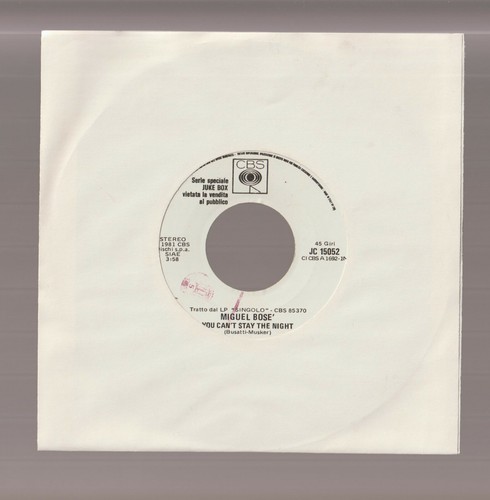 Miguel bose disco giri 7 - miguel, bose'