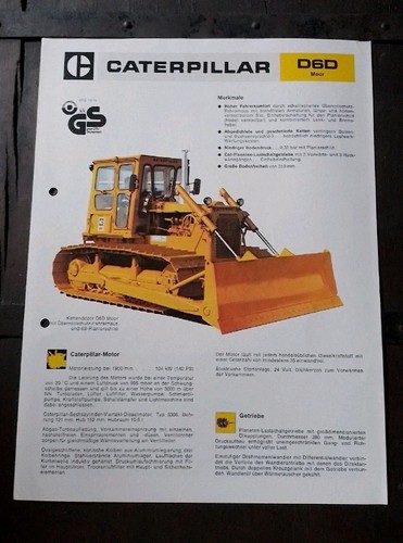 Caterpillar d6d ruspa dozer - ruspa,