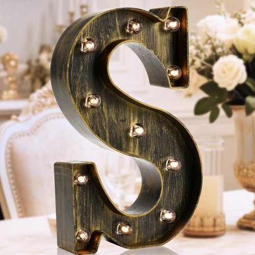 Lettera tendone led nero - tendone,