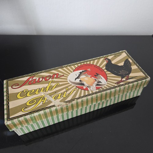 Scatola sapone uova fresche - scatola,