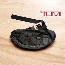 TUMI 5131D Marsupio in vita Borsa per il corpo in nylon nero 84622c