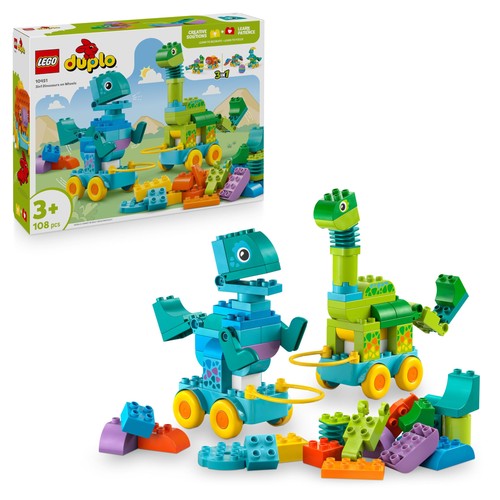 Lego duplo dinosauri ruote - lego,