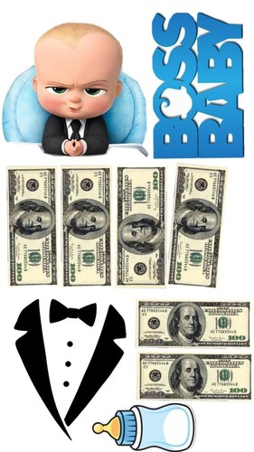 Boss baby topper - boss, torta