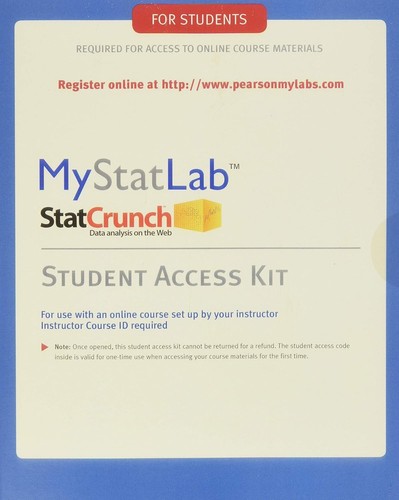 Mystatlab student access code - mystatlab,