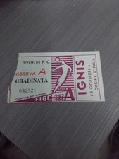 Biglietto Ticket Juventus 1957/58
