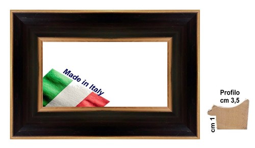 Cornice oro nera sguscio - nera,
