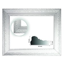 cornice barocca bianca