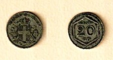 MONETA DA 20 CENTESIMI