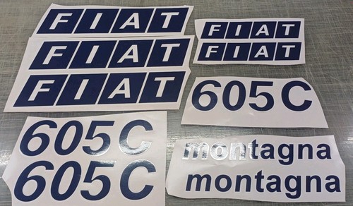 Kit adesivi decalcomanie fiat - kit,