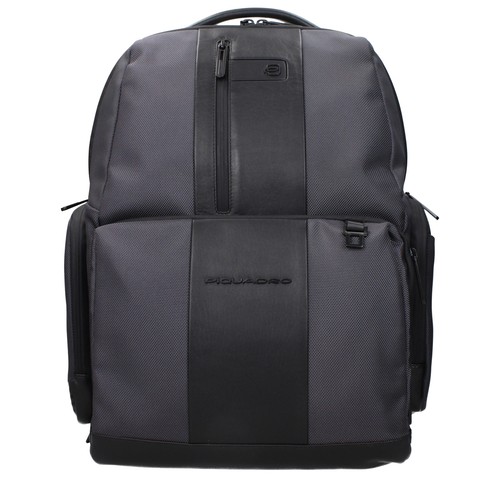 Piquadro gray nylon backpack - piquadro,
