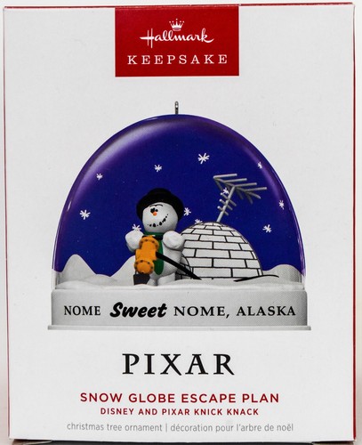 Hallmark snow globe - snow, escape