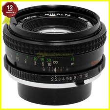 Minolta MC Rokkor-X PF 50mm f2 obiettivo per fotocamere a pellicola MC MD SR