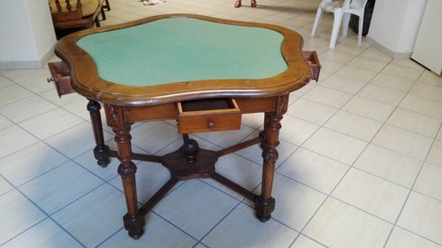 Tavolo gioco antico - tavolo,