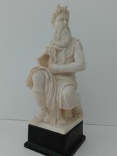 SCULTURA IN RESINA "MOSE'" DI G. RUGGERI ANNI 60-70
