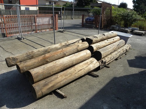 Vecchie travi trave legno - in,
