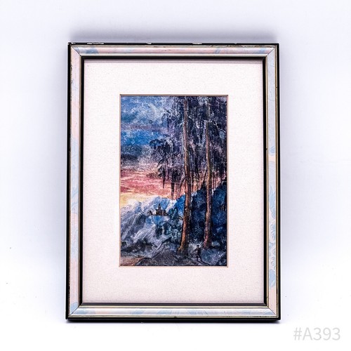 Vintage stampa paesaggio - vintage,