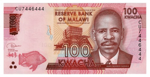 Banconota malawi 100 kwacha - malawi,