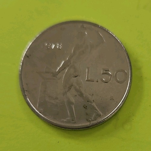 Moneta lire vulcano - 50,