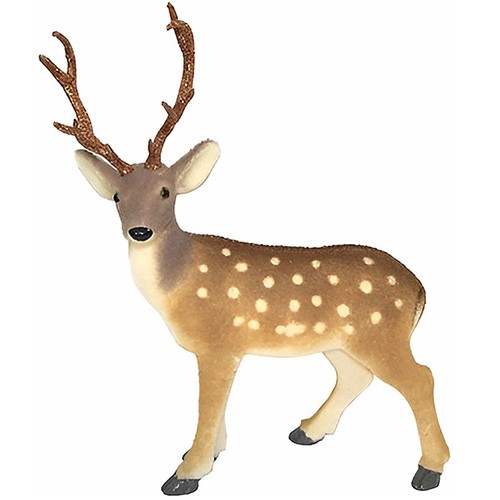 Renna alzata cervo cerbiatto