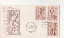 VATICAN - STATE - FDC - AIRMAIL - 1976 - MICHELANGIOLESCA - RODIA