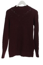 ABERCROMBIE & FITCH Pullover all’uncinetto Donna Maglione Taglia IT 40 marrone